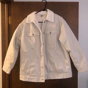 H&M tan Sherpa jacket